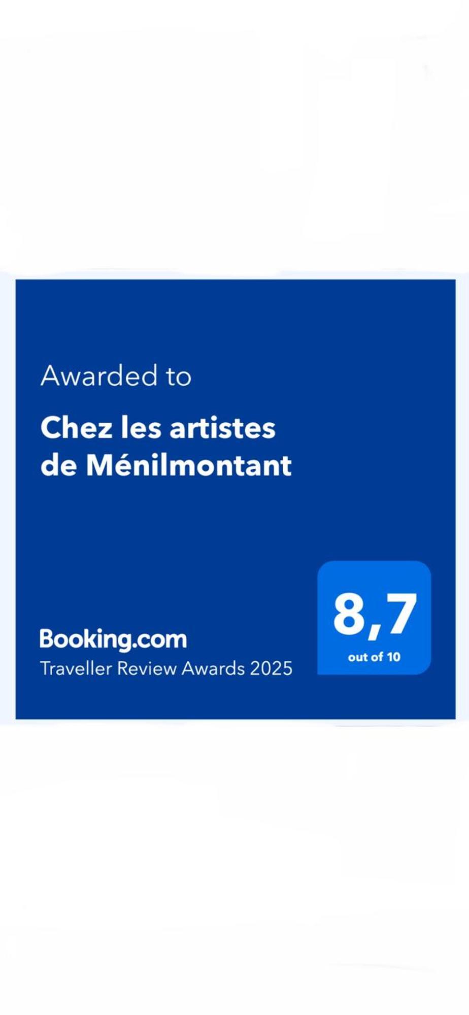 Chez Les Artistes De Menilmontant Apartamento Paris Exterior foto